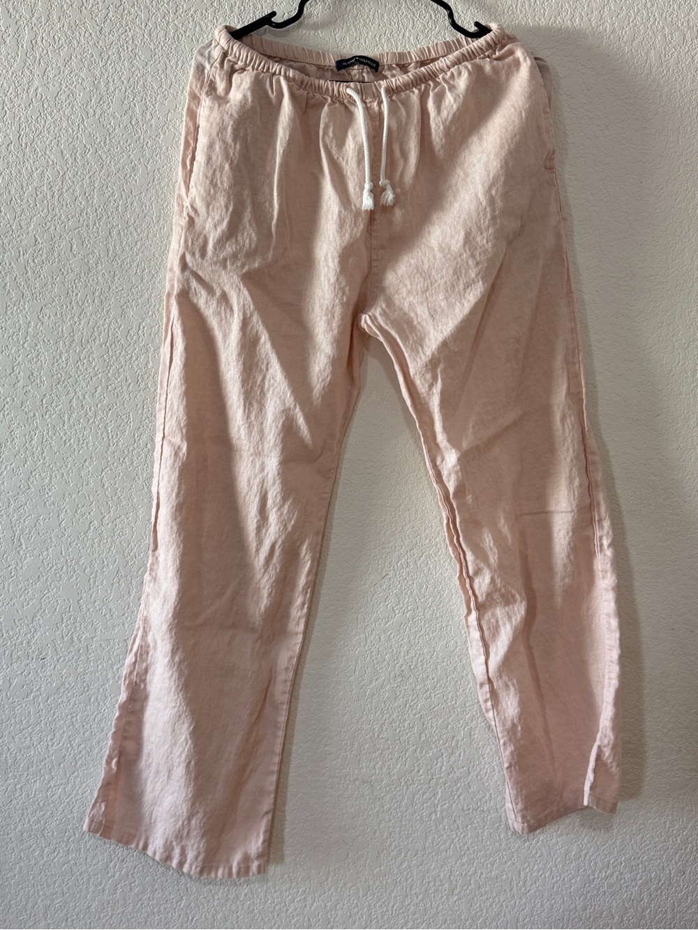 Brandy Melville pink linen pants
